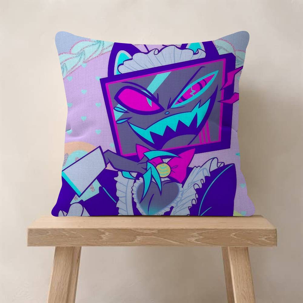 Anime HHelluva Boss Vox   Pillow Gift Home Office Decoration Bedroom Sofa Car Cushion Cover case 45x45