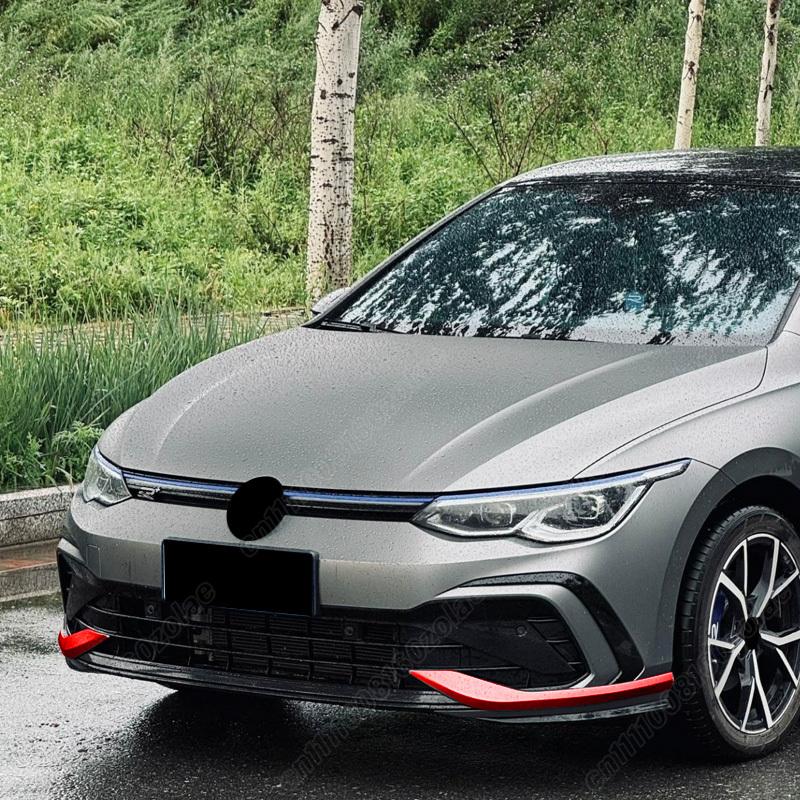 Dla Volkswagen Golf 8 MK8 GTI R-Line 2021 2022 2023 2024 Samochodowy Zestaw Modyfikacji Nadwozia Styl Fang Przedni Zderzak Nóż Powietrzny