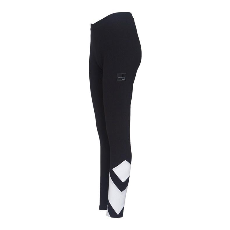 Adidas Originals Eqt Leggings Comfortable Casual Sports Knitted Butt-Lifting Leggings Women leggings Black BP9275
