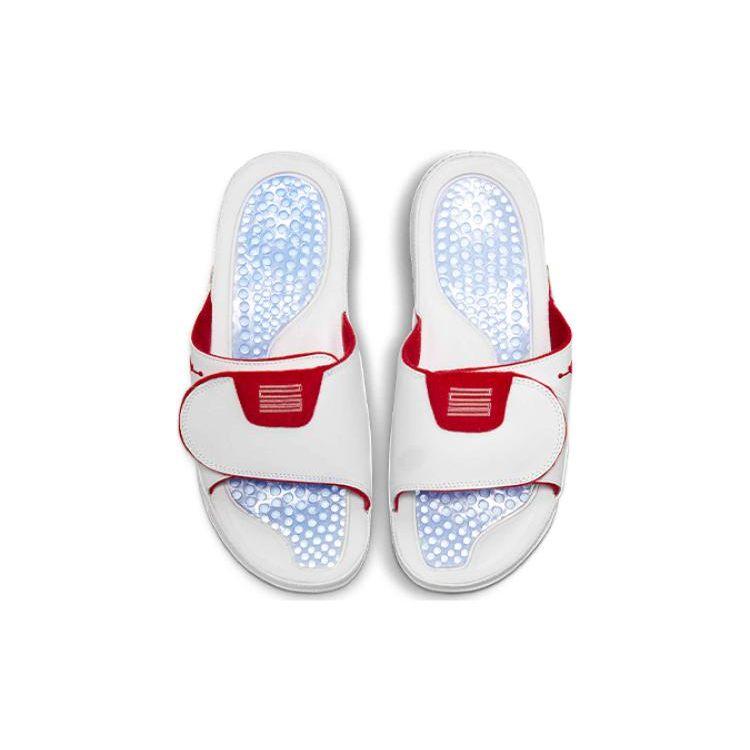Air Jordan Hydro 11 Retro White Varsity Red Men Sneakers AA1336-166