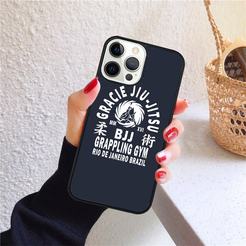

Eat Sleep Brazilian Jiu Jitsu Repeat Phone Case for iPhone 17 Air 16 PRO MAX 15 14 PLUS 12 11 13 Back Fundas coque iPhone 11