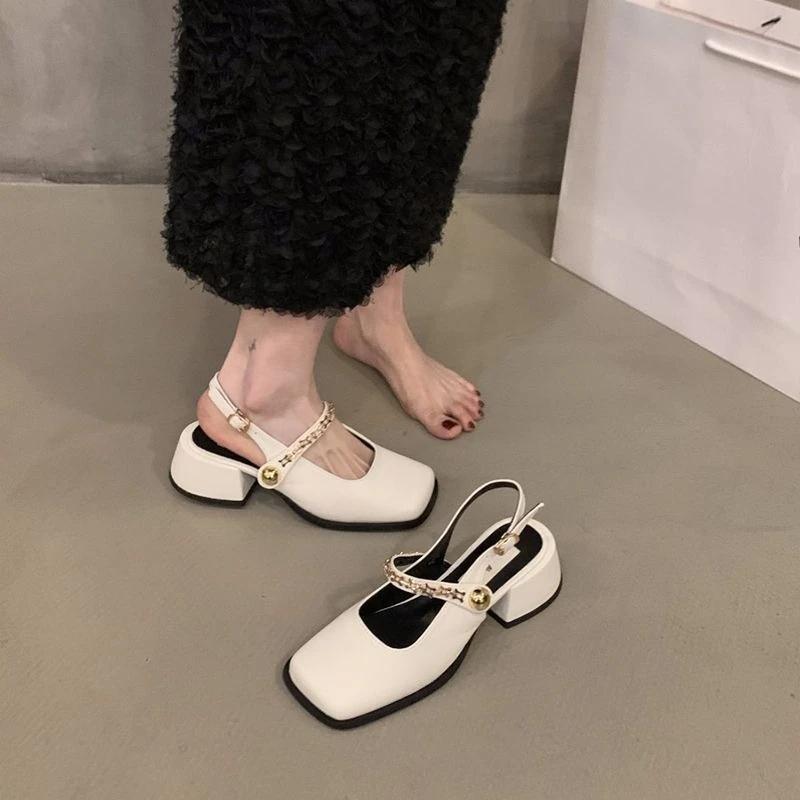 Outdoor Mary Jen Women's Sandals Summer 2025 Offers New Breathable Fashion Anti Slip Hot Casual High Quality Ladies Shoes Sale