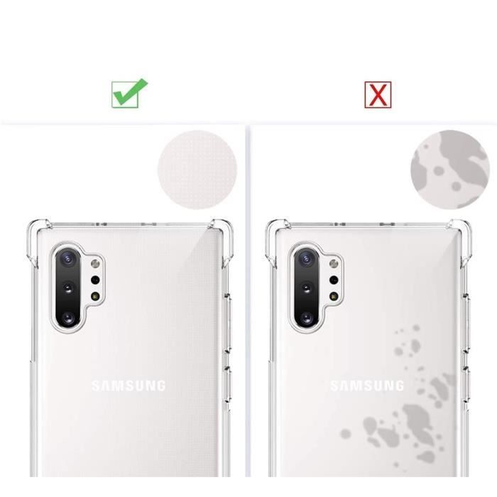 Transparent Silicone Shockproof Case for Samsung Galaxy NOTE 10 PLUS Phonillico®