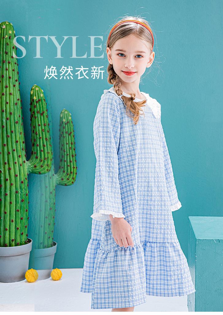 Girls' Plaid Dress