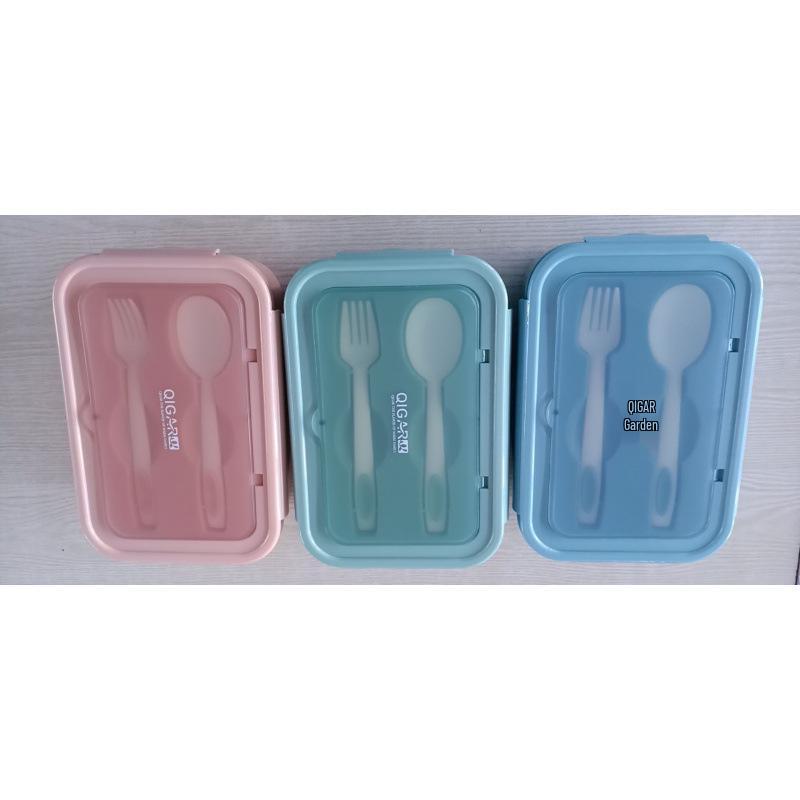 Simple Stylish Microwaveable Bento Lunch Box for Students, Office Workers, and Kids