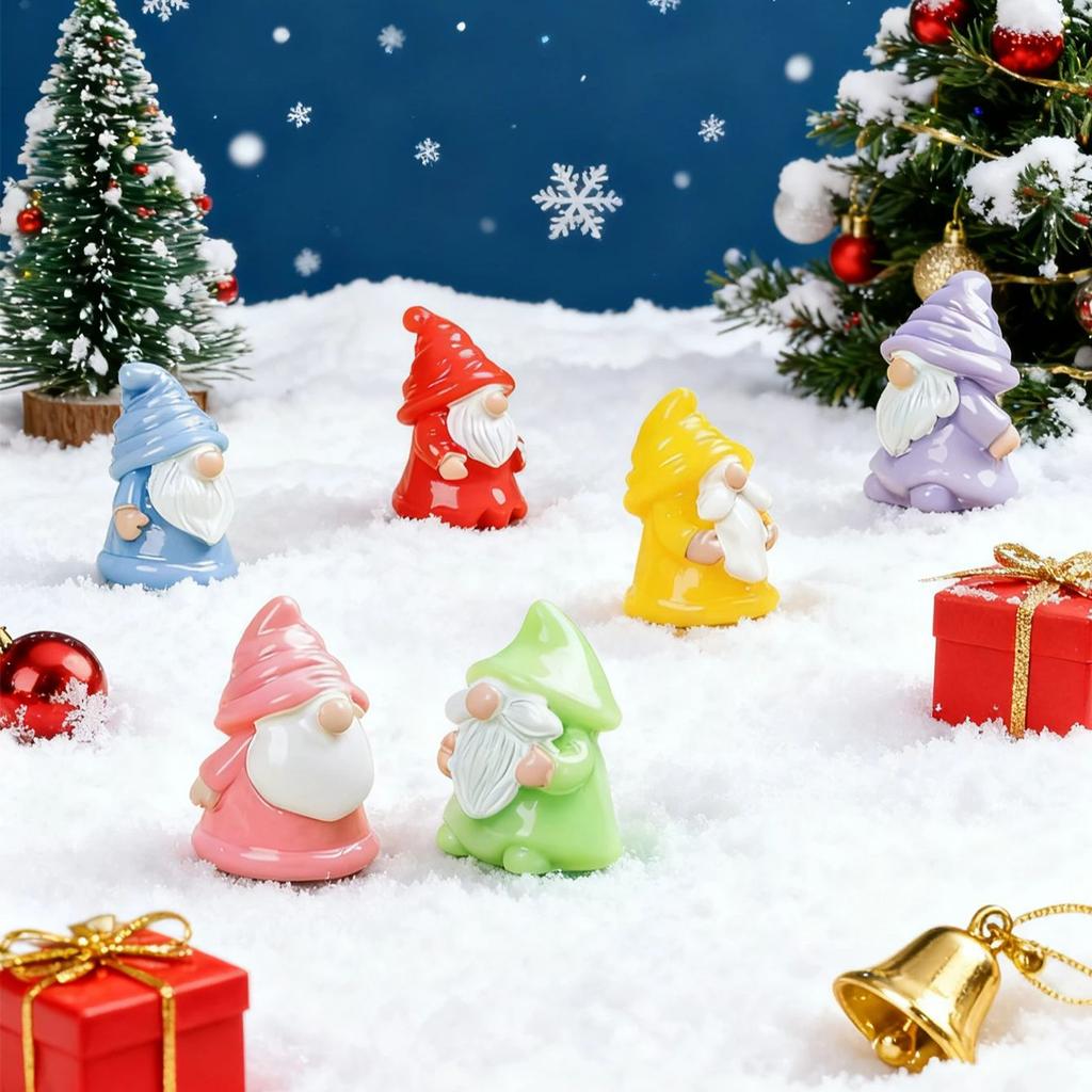 10 / 20 Pezzi Mini Statue di Gnomi Figurini in Resina da Collezione Ideali per Decorazione Giardino delle Fate Regalo di Natale Decorazione per la Casa