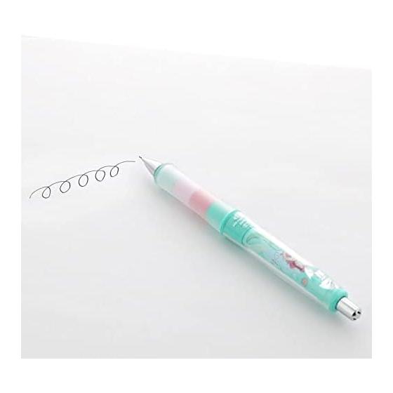 Sun-Star Stationery Disney Dr. Grip Mechanical Pencil 0.5mm Ariel S4481615 with Shake-to-Write Mechanism and Interchangeable Ring Grips