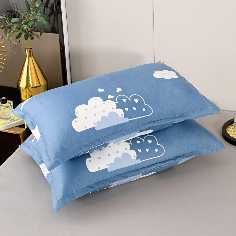Single Pillow Set: Includes Removable & Washable Pillowcase, Perfect for Student & Adult Neck Support