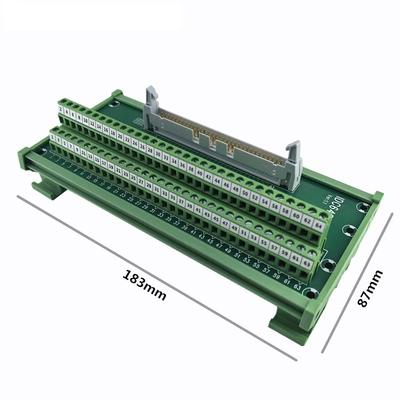 For Industrial Grade IDC64P C Type 64 Pin Terminal Block Connector with Shell for Control and Automation Systems