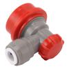 5Celsius16 Inch Double Tight Push In Quick Connector Adapter Push In Fitting   Lock Quick Disconnect