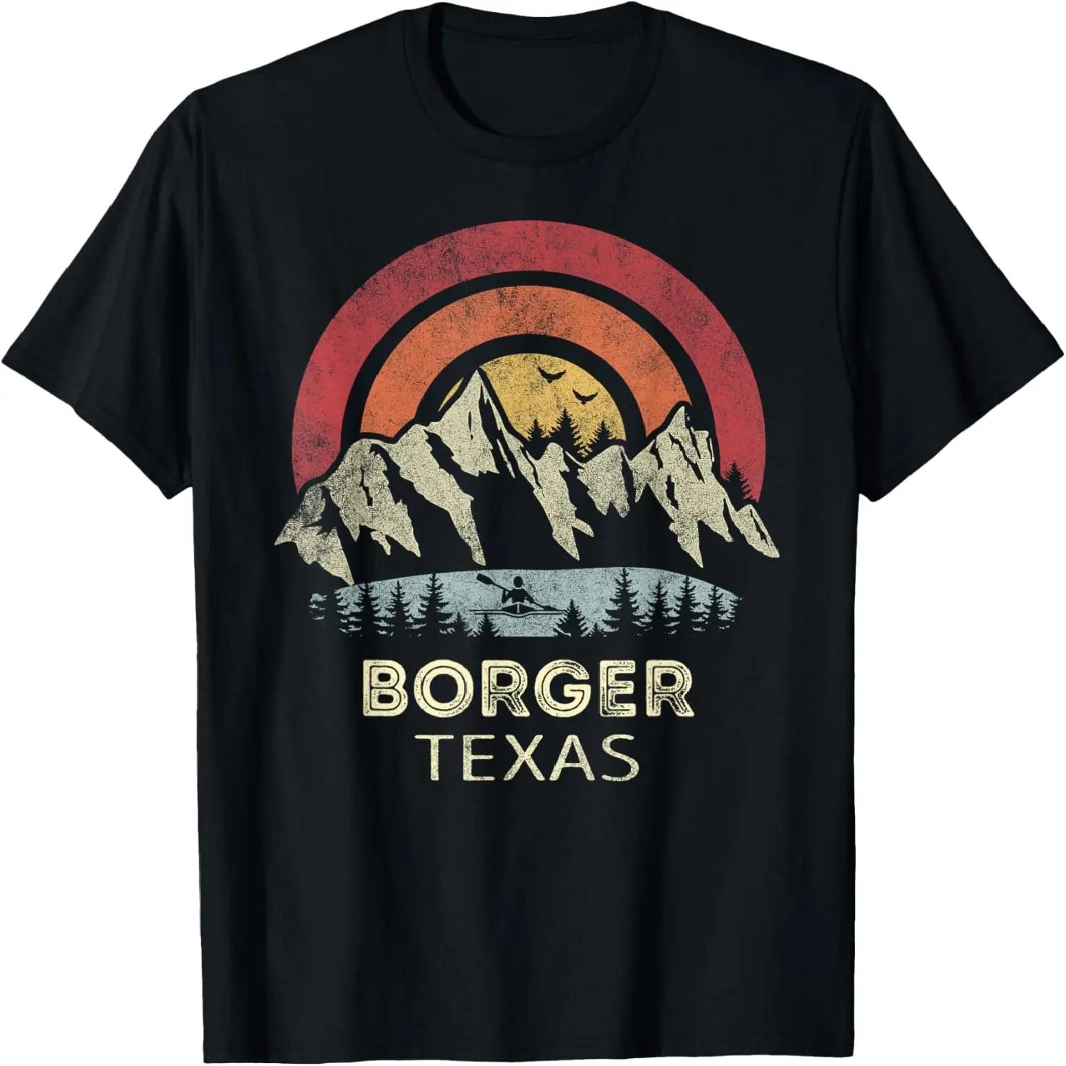 

Borger Texas Mountain Sunset Sunrise Kayaking T-Shirt XXXXXL різнокольоровий