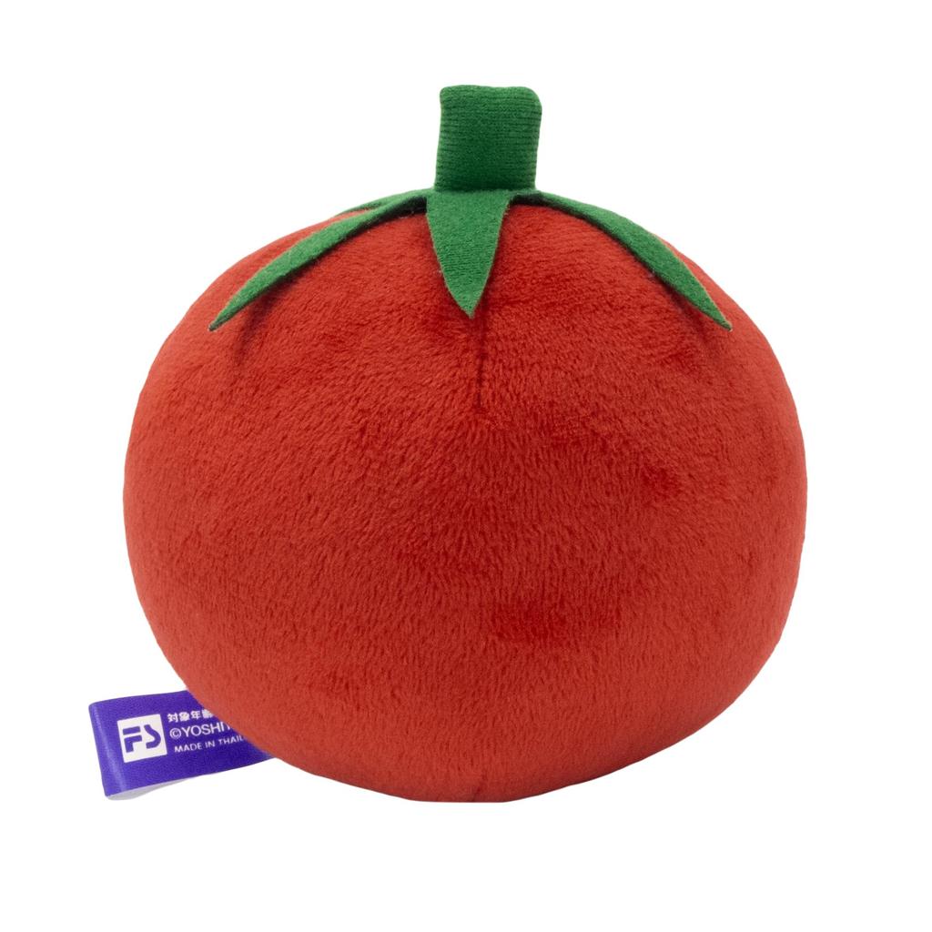 Yoshitoku Vegetable Friends Ripe Tomato Plush Size 180255 Toy, H13.5cm,