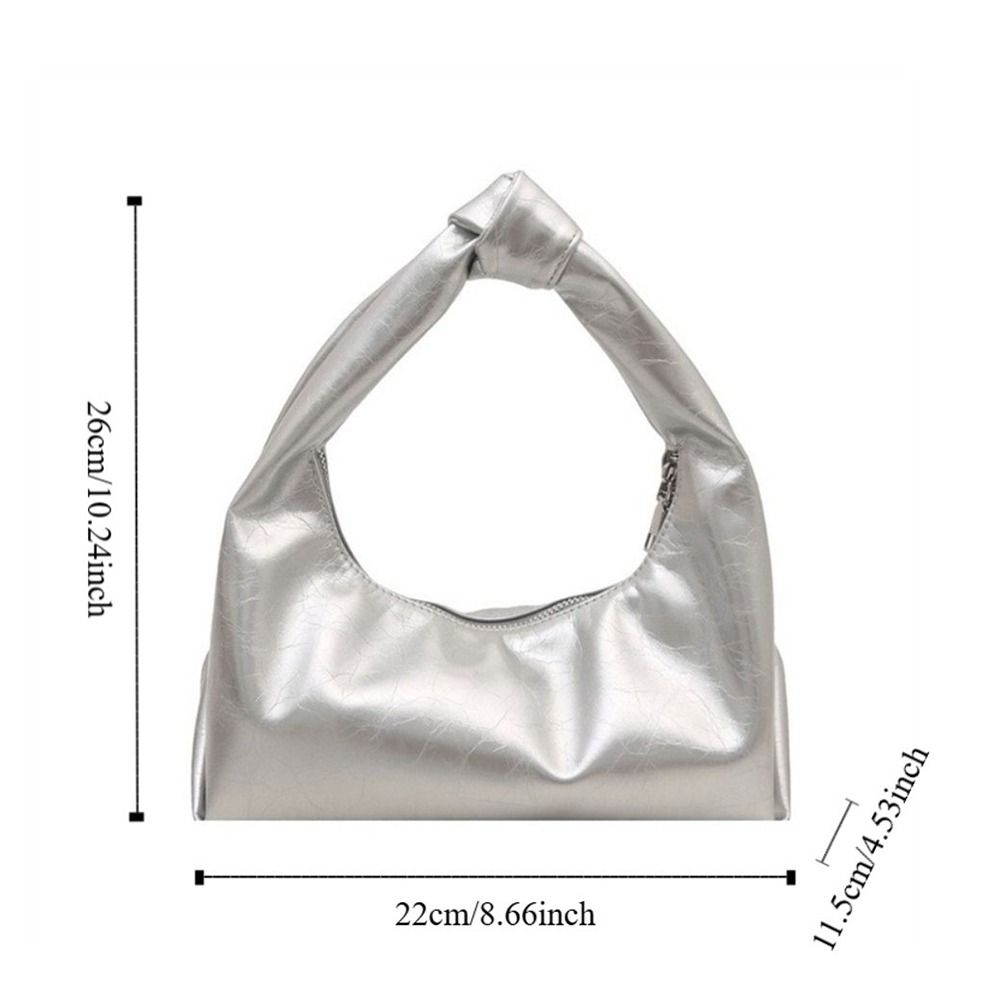 Dumpling Clutch Bags Solid Color Women Handbags Stylish Armpit Bags  Daily