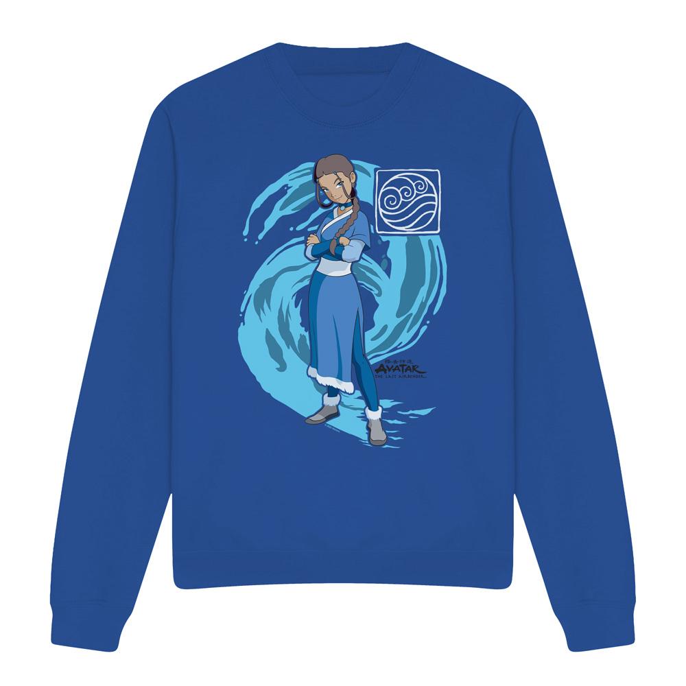 Avatar: The Last Airbender Unisex Adult Water Wave Katara Sweatshirt