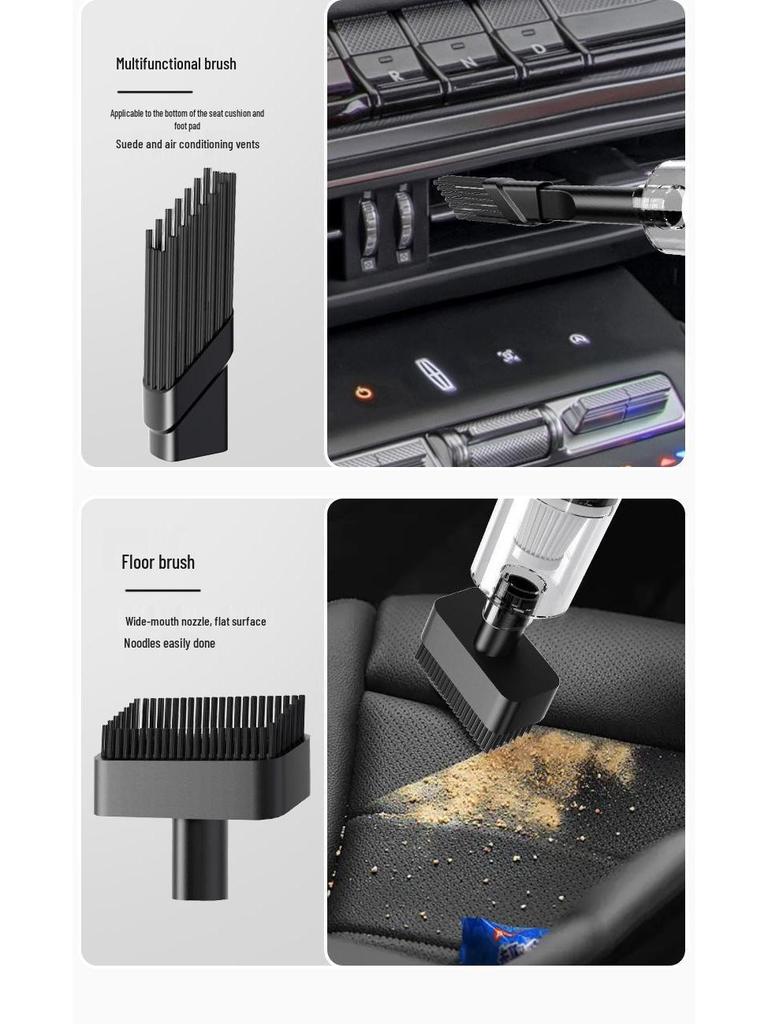 High Suction Dual-Use Mini Handheld Vacuum for Cars and Homes
