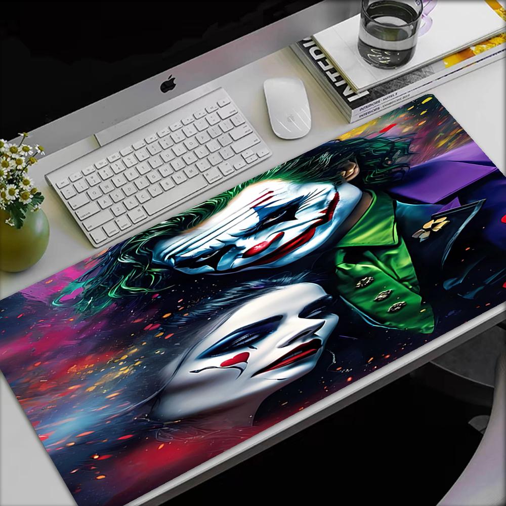 Joker Theme Mouse Pad, Non Slip Rubber Base, Multifunctional Office & Home Decor, Perfect for Workspace Personalization.