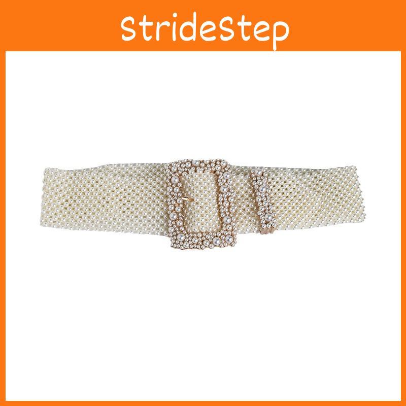 Artificial Pearl Waist Chain With Square Needle Buckle Design For Formal And Casual Use