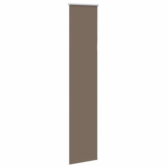 VidaXL Store enrouleur occultant café 40x210cm largeur du tissu 35,7cm, store de jour et de nuit, store de cuisine, store 4011038