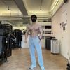 American Gray Loose Fit Straight-Leg Sports Pants: Autumn/Winter High-Street Fashion