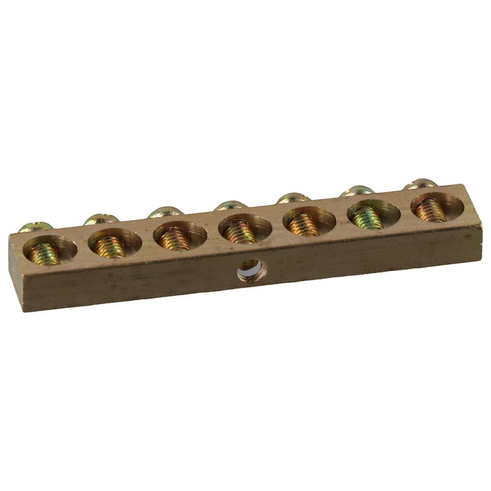 

Copper Strip Line Terminal Strip 7-hole Screw Terminal Electrical Distribution