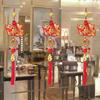 Creative Lucky Character Hanging Ornaments Reusable Spring Festival Pendant  Chinese New Year