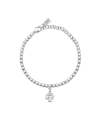 La Petite Bracelet en Acier avec Cristal Clair LPS05ASF30 Pour Femmes