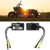 Motorcycle Drive Recorder, Driving Recorder, Dash Cam Reverse Camera, Loop Recording, ABS Material, Durable,