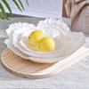 Versatile Fruit Plates Bowl Flower-shaped Candy Tray Decorative Dessert Dish  Bread