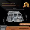 Jiwanggu Premium Four-Compartment Disposable Meal Boxes
