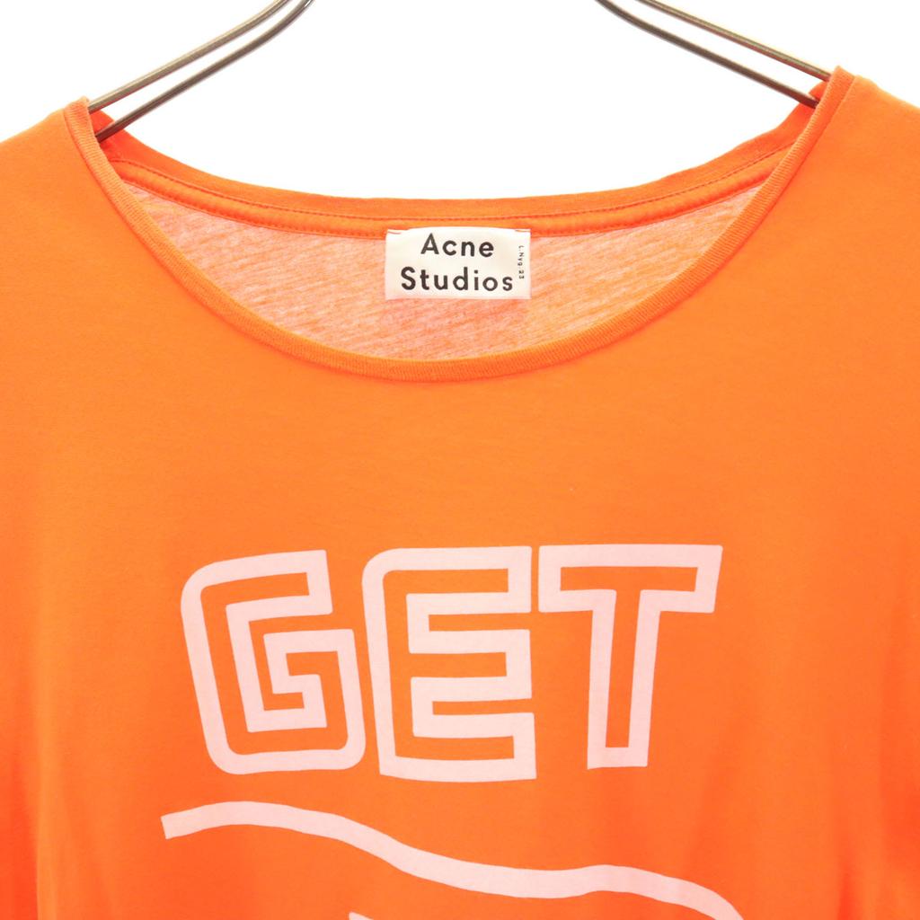 ACNE STUDIOS Short sleeve Round neck T-shirt S Orange Men's Used