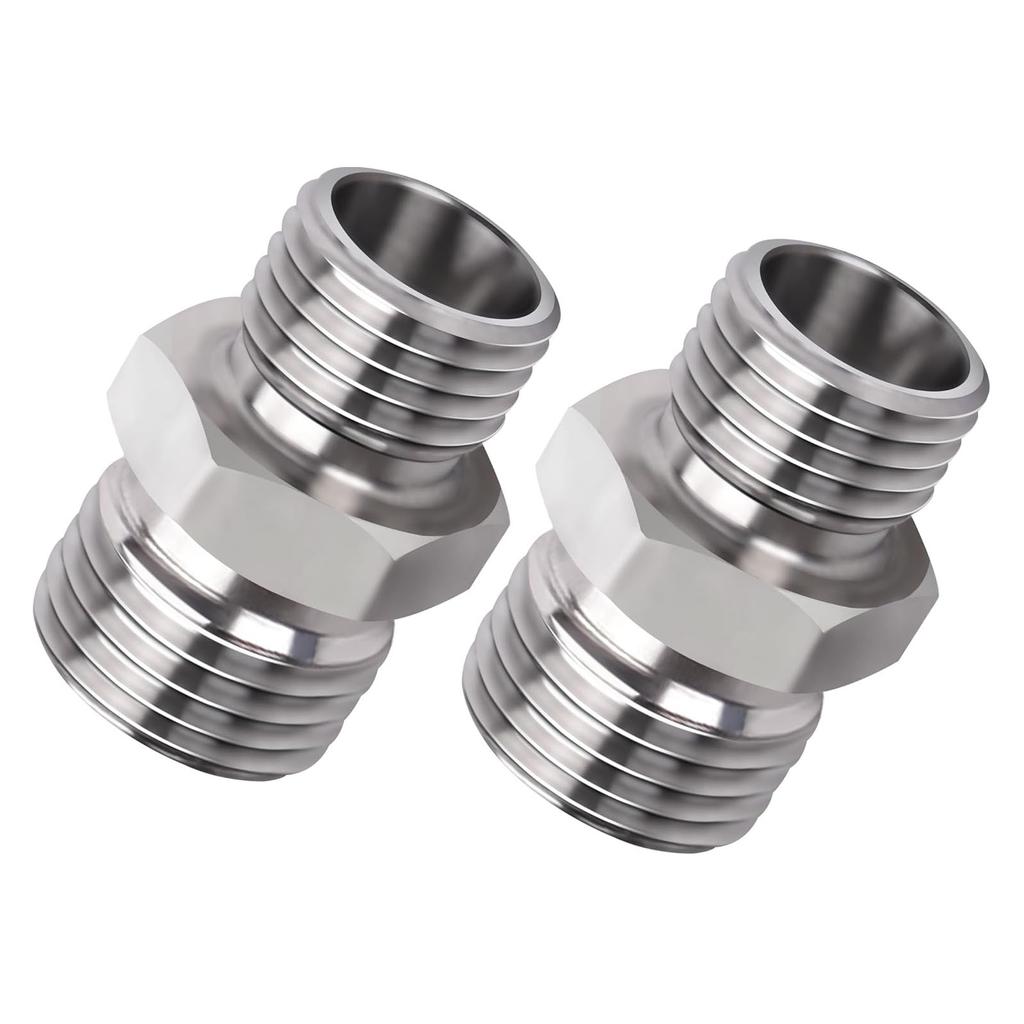 2 stk M14 til M16 Slangekobling Egnet for AGT Liten Gravemaskin Hydraulikkslange Gjengekobling