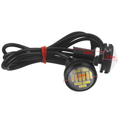 2PCS Portable Spotlighting Eagle Eye Car Lamp  General 12V 15W Backup Daytime Running LED Light
