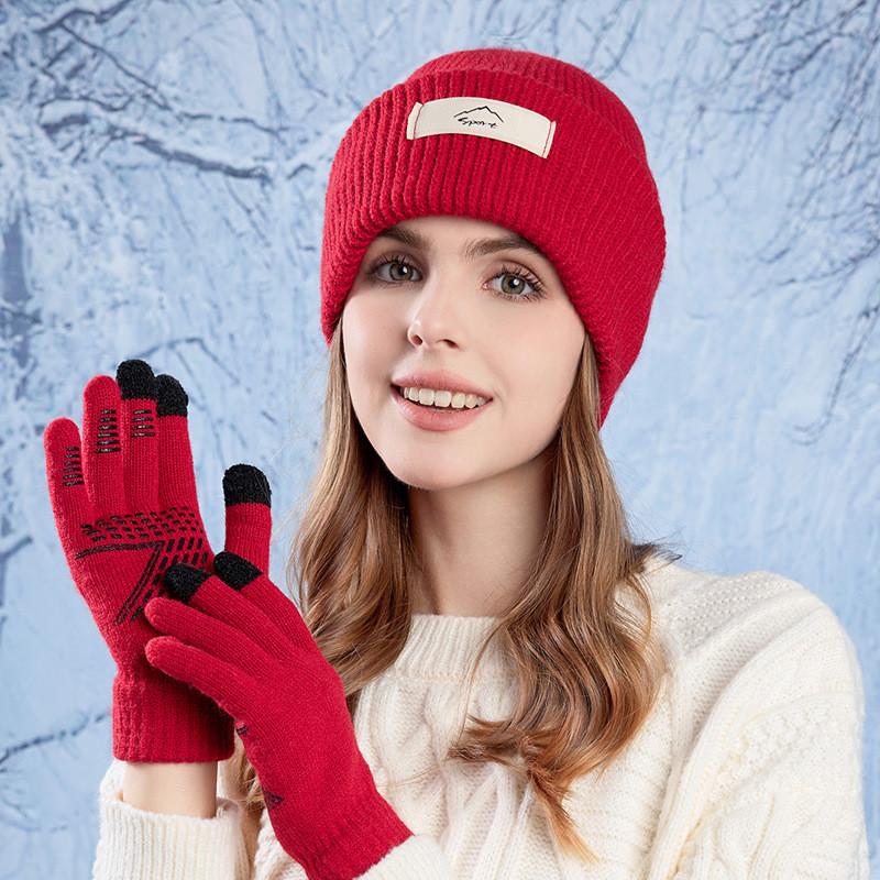 Casual Knit Hat For Women With Neck Protection And Windproof Face Mask For Winter