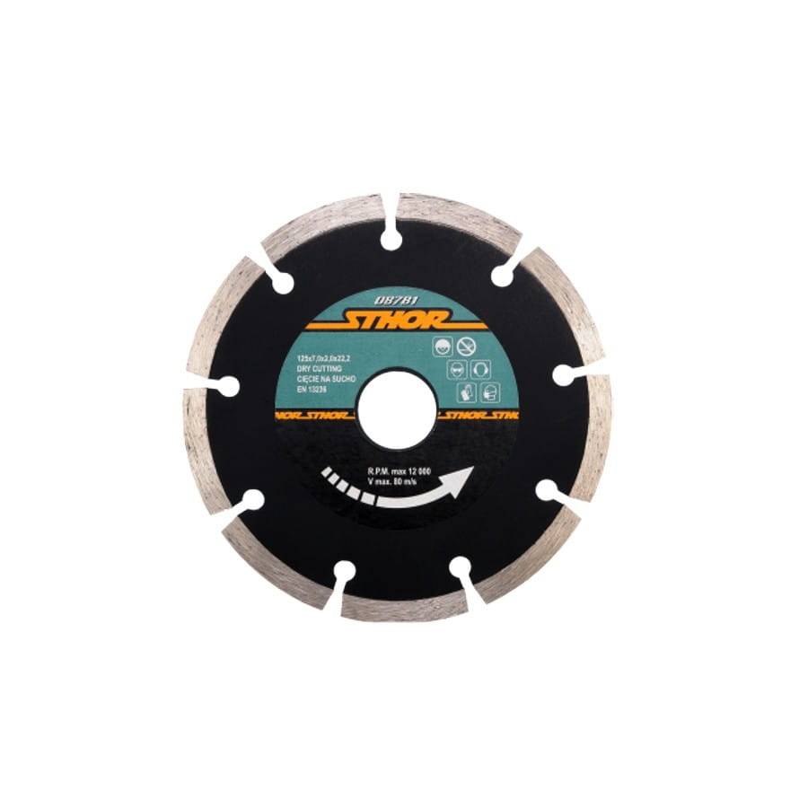 Sthor Diamond Blade 125 X 22.2Mm Segmented 08781
