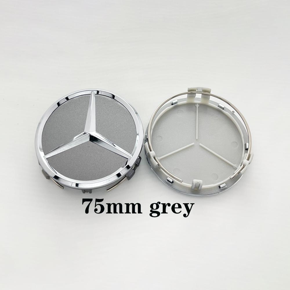 Car Sticker 1Pc 75mm Car Wheel Center Caps For Mercedes Benz W203 W204 W205 W212 W213 W222 W223 X253 W176 W177 C118 W166 W167 A