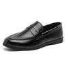 Retro Brown Men's Loafers Comfortable Suede Leather Casual Shoes Man Slip-on Shoes Flat Moccasins For Men Zapatos De Hombre