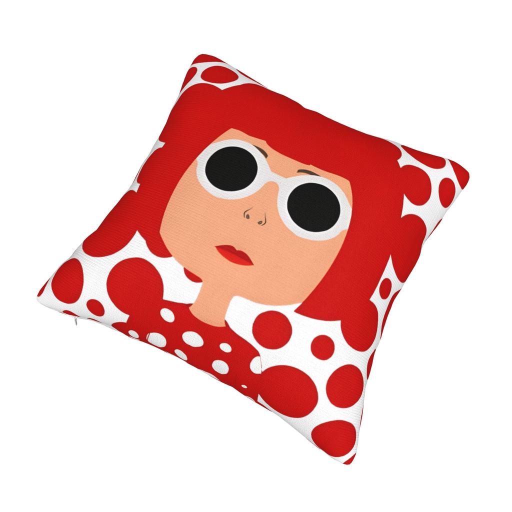 Yayoi K-Kusama Art Pillowcase Double-Sided Printing Polyester Cushion Cover Decor Pillow Case Cover Home Drop Shipping 45X45Cm