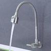 Wall Mounted Kitchen Faucet Universal Rotation Single Cold Water Faucet Outdoor Faucet for Garden Balcony Basin Mop Pool