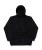 Hellvn H/V Plain Hellven Fleece Zip-Up Hoodie_Black (Maj4-0Hv)