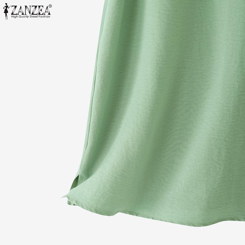 ZANZEA Lässiges, ärmelloses Tanktop für Damen mit Rundhalsausschnitt