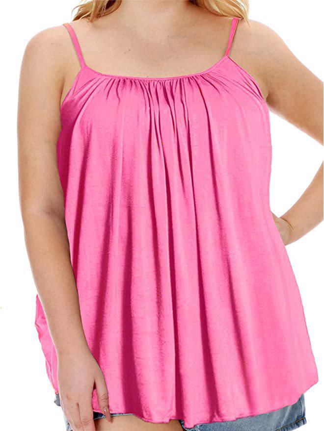 Womens 2025 Plus Ribbed Size Elastic Camisole Sexy Vest Three Colors