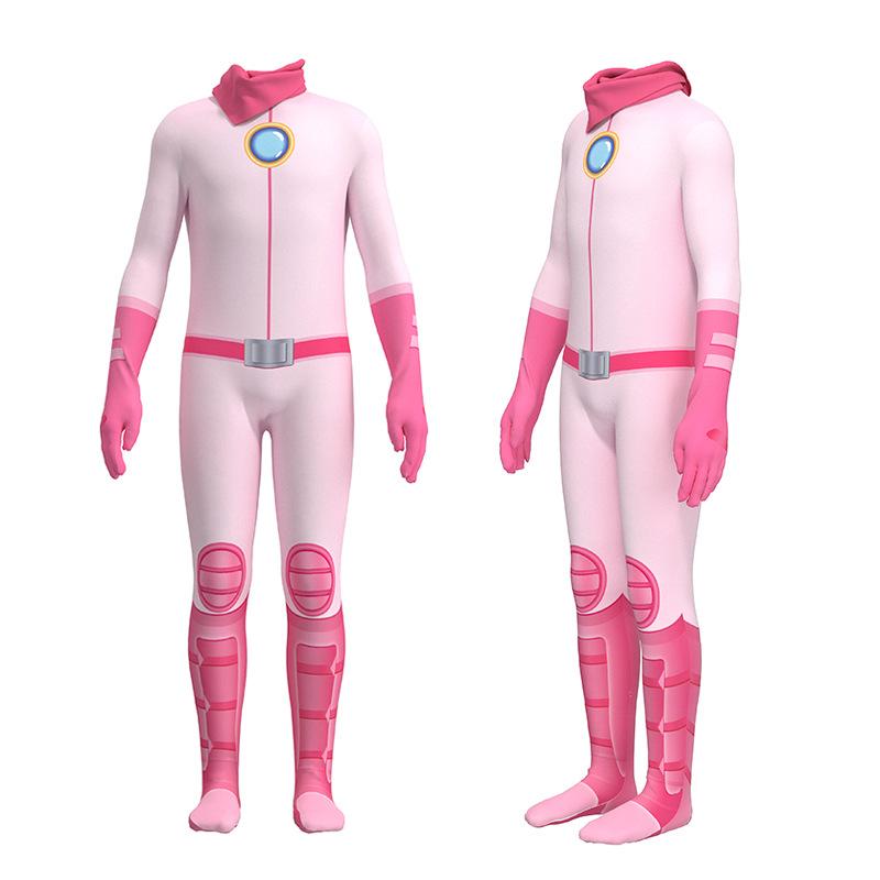 New mario big movie tights cosplay princess pinkie onesie cos game suit sexy babes