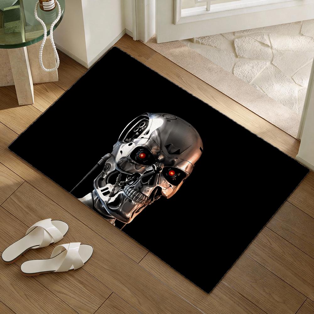 The Terminator American Sci Fi Movie Floor Mat Soft Flannel Non-Slip Door Mat - Thickened Rug for Living Room Home Decor 40x60cm