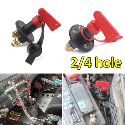 6V 12V 24V Red Cut Off Battery Main Kill Switch Vehicle Car Modify Isolator Disconnector Truck Boat Auto Car Power Switch