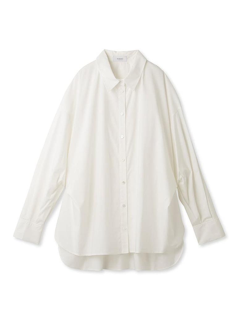 Emi Oversized 13WFB231084 Women's Shirt, White,