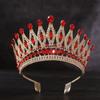 Baroque Queen Wedding Crown Headwear Rhinestone Crystal Princess Crown Luxury Crystal Crowns