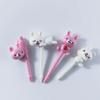8Pcs/Set Mini Kids Animal Fruit Fork Cartoon Snack Cake Dessert Food Fruit Toothpick Lunch Party Decoration Bento Box Accessories Animal Fruit Picks