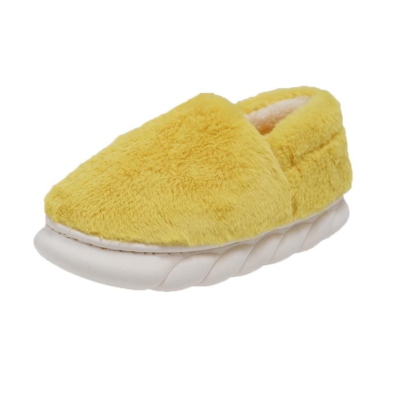 

Мода 2024 Новые женские домашние тапочки Повседневные модные домашние однотонные тапочки Теплые и удобные 40-41 жёлтый