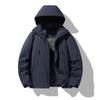 New Cotton-padded Clothes, Graphene Jackets, Men's Casual Jackets, Men's Trend Brand Removable Hats, Waterproof and Windproof.