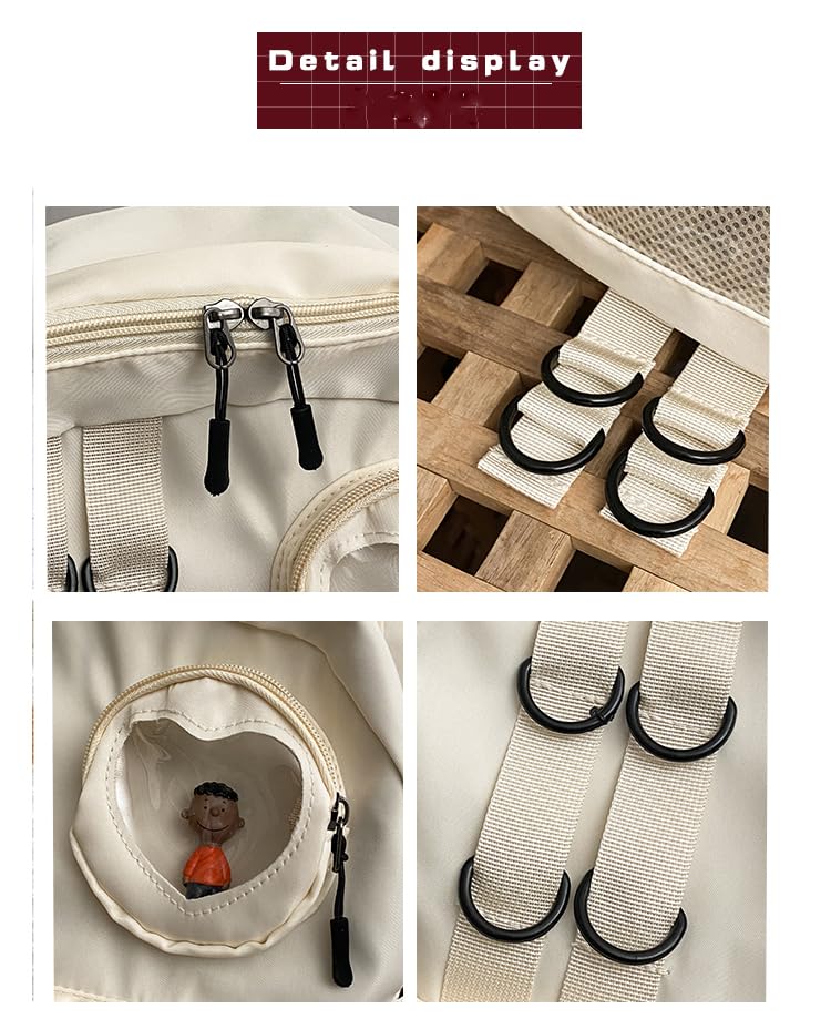 Ita Ita Ita Large Large School Men and Girls Deco Clear JK Otakatsu Goods [RUIZEN] Bag, Backpack, Bag, Lightweight, Capacity, Capacity, Backpack,